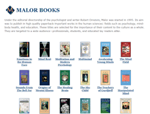 Tablet Screenshot of malorbooks.com